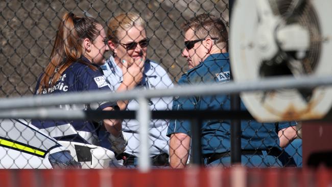 Emergency services on scene following the tragedy at Dreamworld. Picture: NIGEL HALLETT