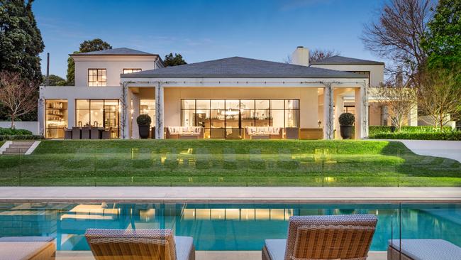 No. 47 Lansell Road, Toorak, has sold for close to $44m to a local buyer.