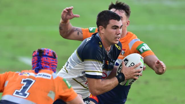 Jake Clifford stood up for the Cowboys. Picture: Evan Morgan