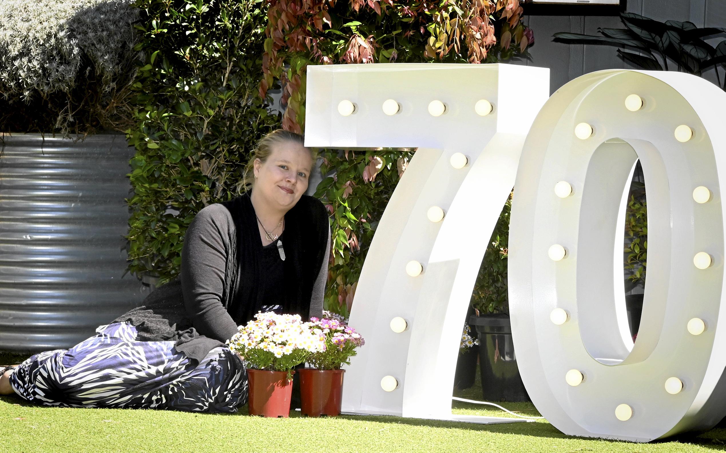 Karissa Lawrence is entering The Chronicle Garden Competition for the first time with her garden at Sunray Motor Inn in Wilsonton.. Launch of the Chronicle Garden Competition at Cobb+co Museum. August 2019. Picture: Bev Lacey