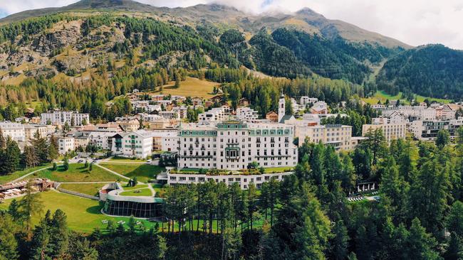 Grand Hotel Kronenhof in Pontresina, Switzerland.