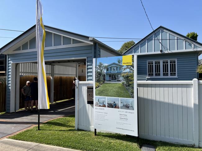 The new homeowners feel like the property doesn’t need renovations to make this their perfect family home. Picture: Nicholas Finch