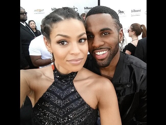 BBMA 2014: Singer Jordin Sparks posts, "We had to take a pic fast! Do your thing tonight @jasonderulo! I love you baby!" Picture: Instagram