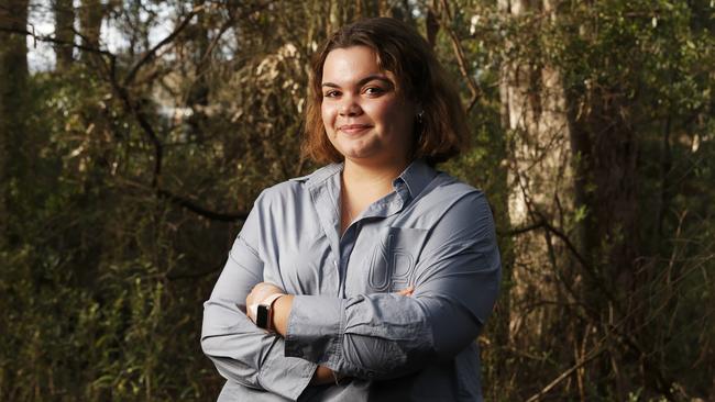 Aria Ritz Palawa woman who will be the MC for the National Reconciliation Week breakfast in Hobart. Picture: Nikki Davis-Jones