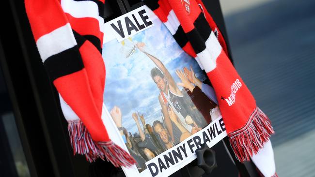 Danny Frawley’s death rocked the AFL and wider Victorian community. Picture: Mark Stewart