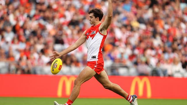 Logan McDonald of the Swans played in the season-opener. Photo by Mark Kolbe/Getty Images.