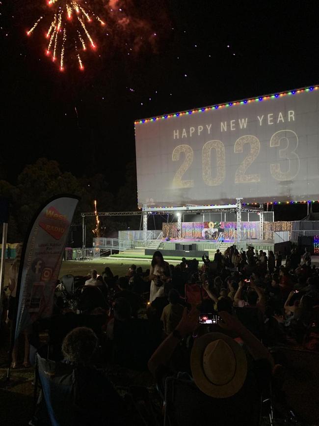 Councillor Kate Kunzelmann celebrated New Year at Tivoli. Picture: Facebook/Councillor Kate Kunzelmann