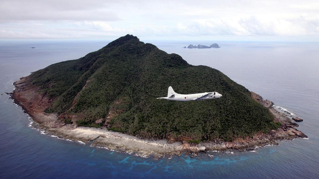 The uninhabited Senkaku Islands, which Japan had administered since 1972, shown in 2011. Picture: STR/various sources/AFP