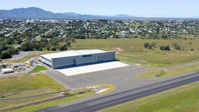 Alliance Airlines’s new $60 million aviation maintenance, repair and overhaul facility at Rockhampton Airport.