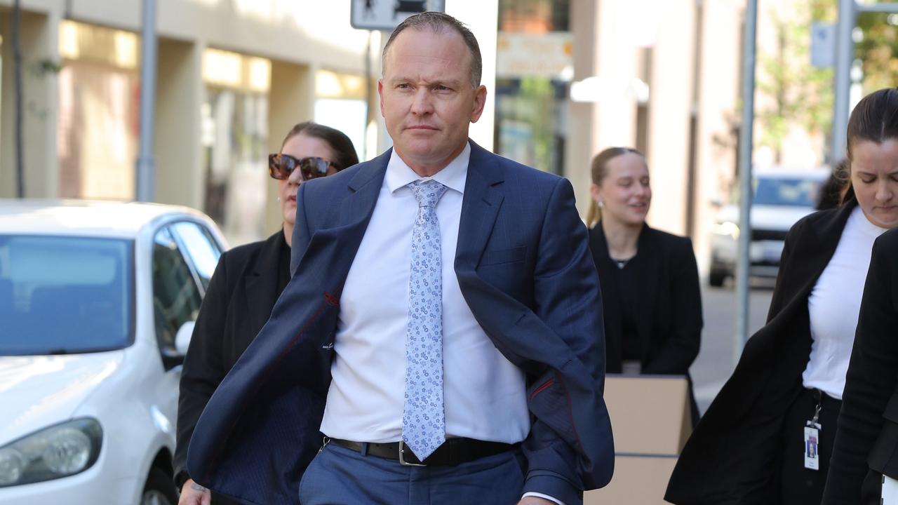 State prosecutor Brett Tooker told the WA Supreme Court that days after Colleen Rebelo died her son Andre started claims on her life insurance policy he had taken out against her in the week before her death. Picture: NewsWire/Philip Gostelow