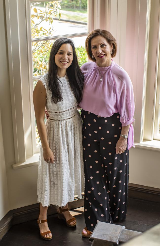 Mary Li with daughter Sophie. Picture: Mark Cranitch