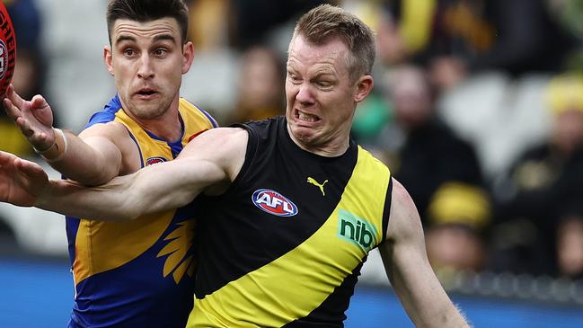 Strong form has Jack Riewoldt firming to secure another contract for 2023 Picture: Michael Klein