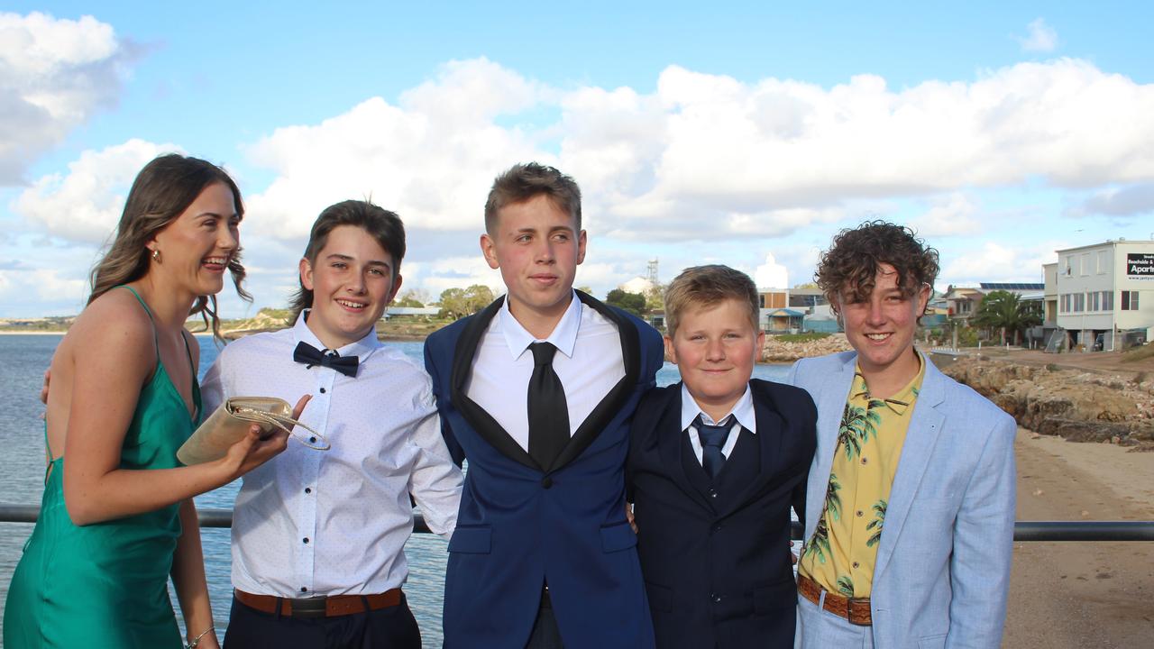 Streaky Bay Area School teens celebrated their school formal in the town, Friday November 12, 2021. Picture: Supplied