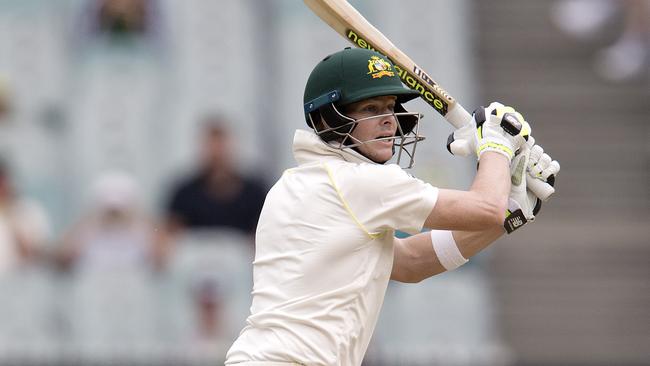 Smith batted over seven hours to save the Aussies. Picture: Michael Klein