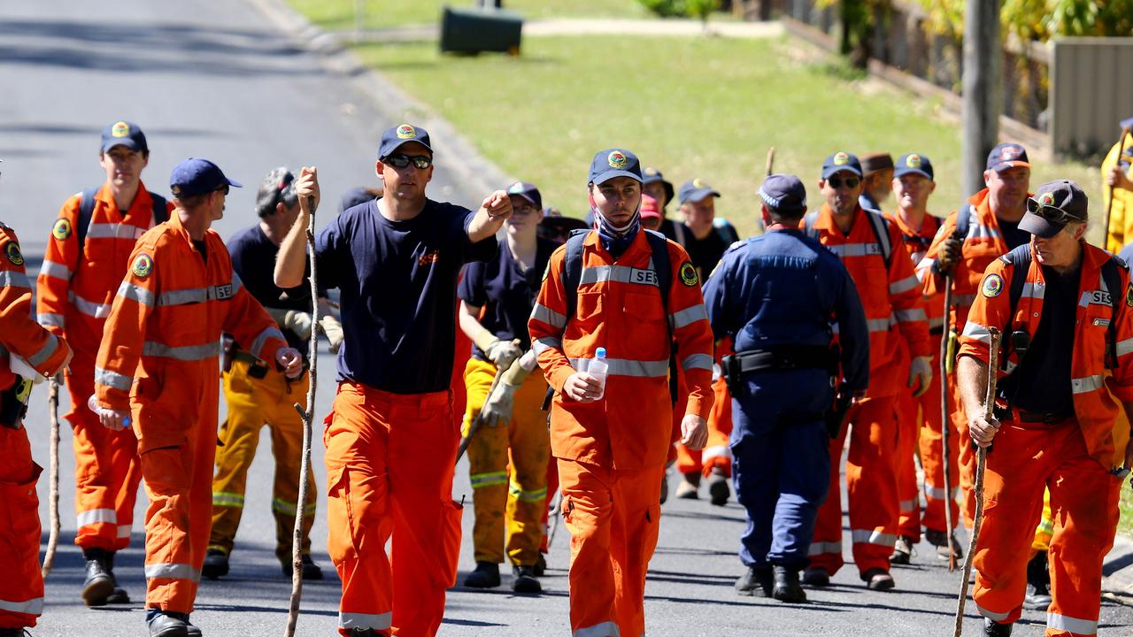 Police, SES, RFS, SLSA and local volunteers were unable to locate William. Picture: Nathan Edwards