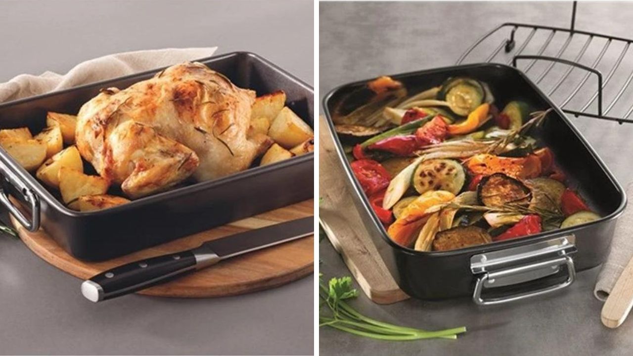 Baccarat Gourmet Roaster with Rack 40cm x 27cm. Picture: Baccarat.