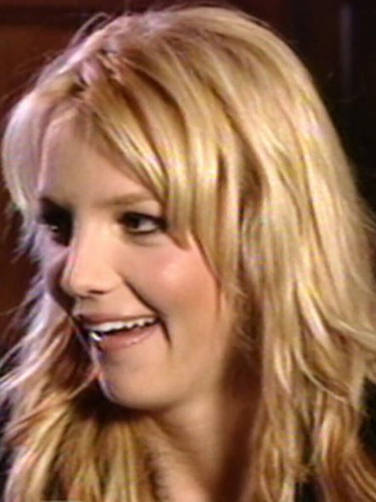 Britney appeared shocked by his question.