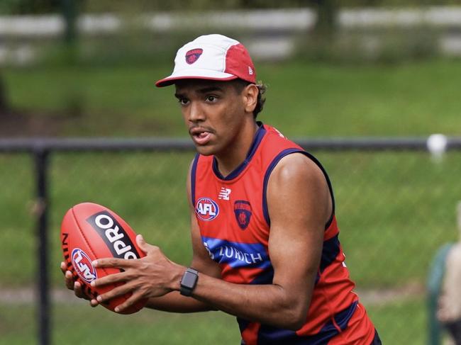 Ricky Mentha impressed in Melbourne’s latest pre-season hitout.