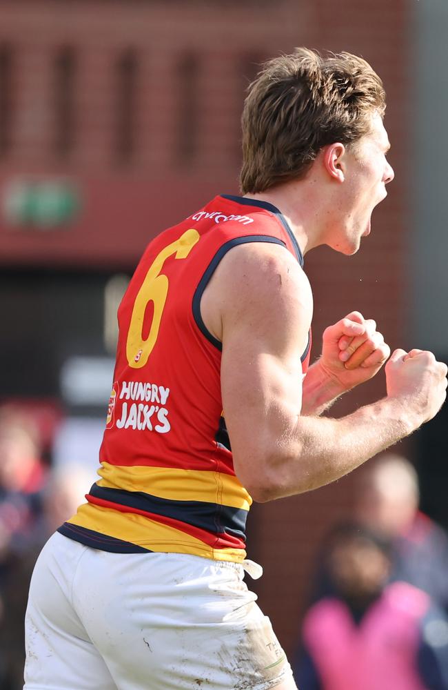 Are the Crows giving Daniel Curtin the game time he needs to develop? Picture: SANFL Image/David Mariuz.