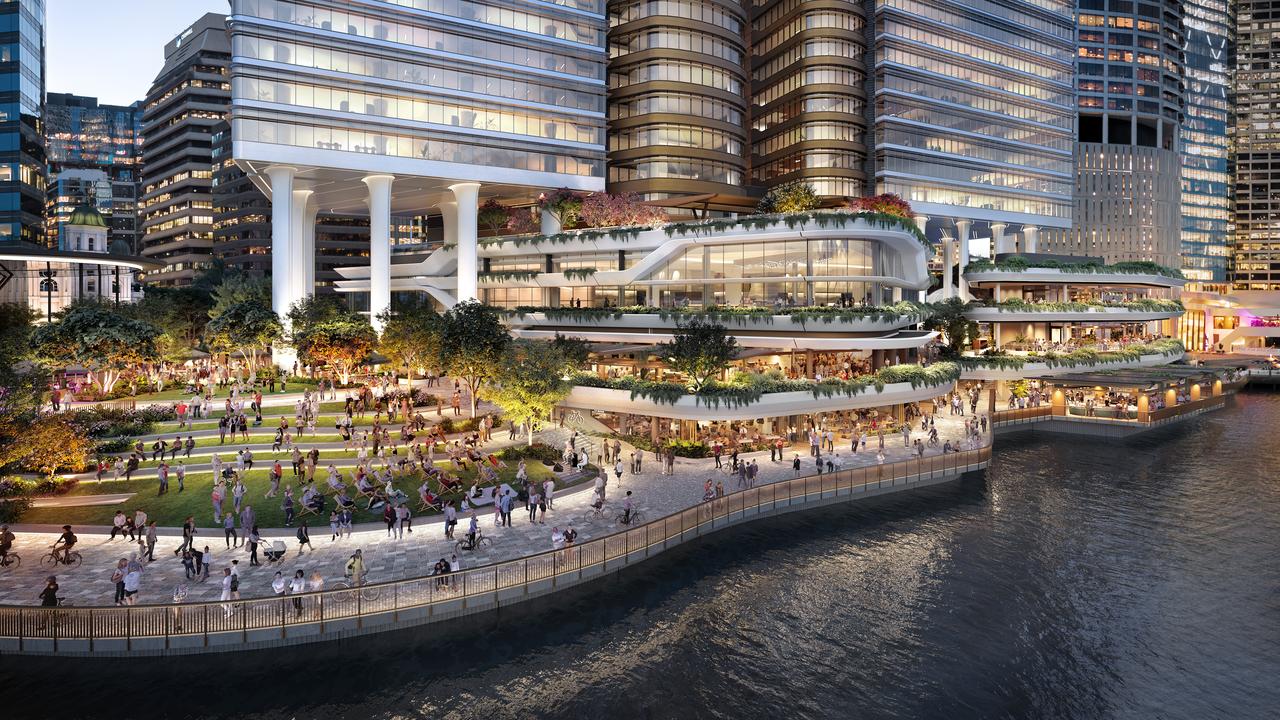 An artist's impression of the $2.5bn Waterfront Brisbane project.