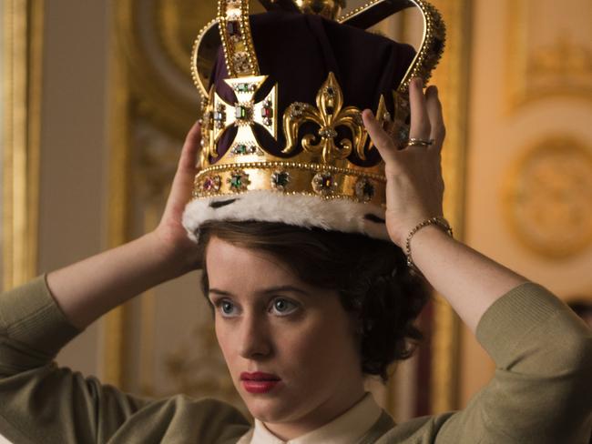 Claire Foy as Queen Elizabeth II in The Crown.