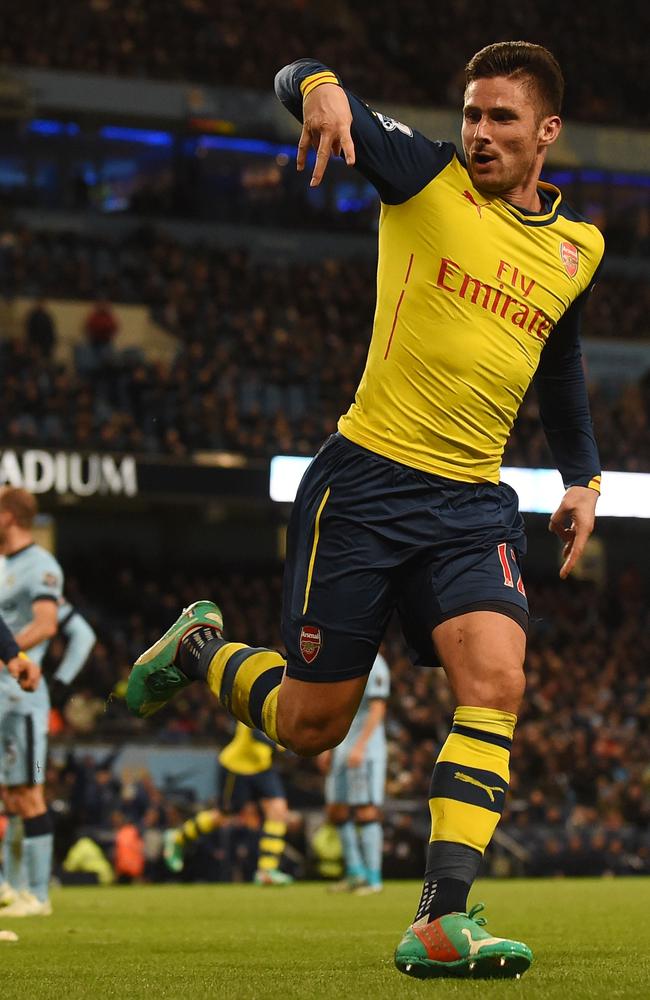 Arsenal's French striker Olivier Giroud.