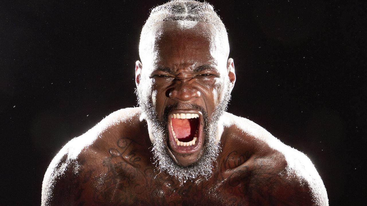 WBC Heavyweight boxing champion Deontay Wilder.