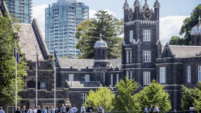 Melbourne Grammar School's campus in the CBD. The school is chair of an international group of boarding schools, which offer each other expertise and support.