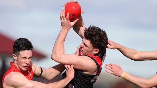 North Launceston’s Jackson Callow with the ball. Picture: NIKKI DAVIS-JONES