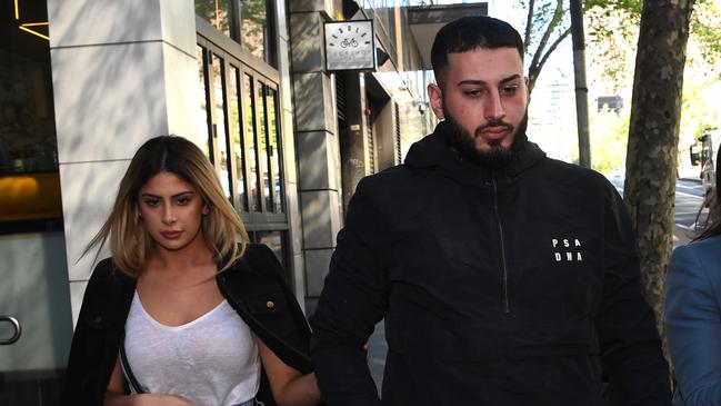 Marvin Younis (right) has pleaded guilty to dangerous driving causing death over a crash in November 2018 that killed a 20-year-old Campbellfield man. (AAP Image/Julian Smith)