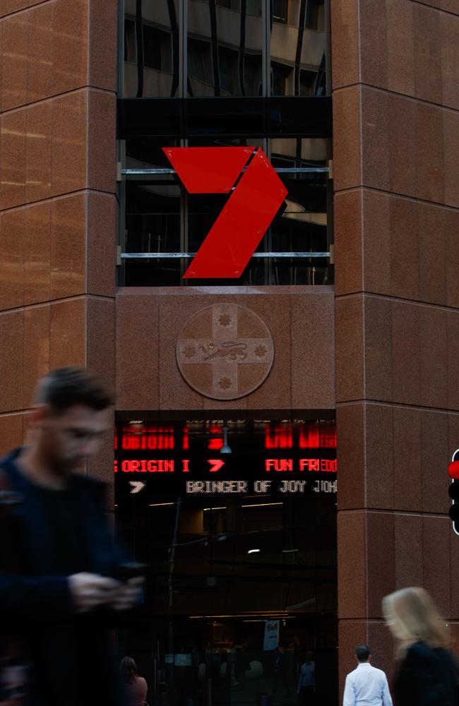 Channel 7 has been introducing new elements to its news broadcast, including a comedy segment and an astrology segment, in an effort to innovate and attract new audiences. Picture: NCA NewsWire / Nikki Short