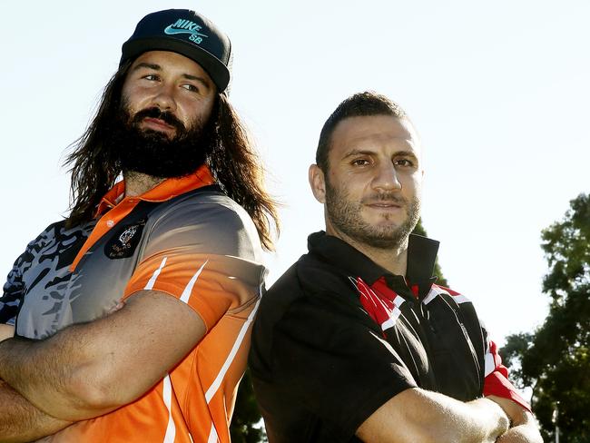 Woods and Farah are great mates, and say that Saturday’s event is an opportunity for fans to support a couple of local clubs. Picture: John Appleyard