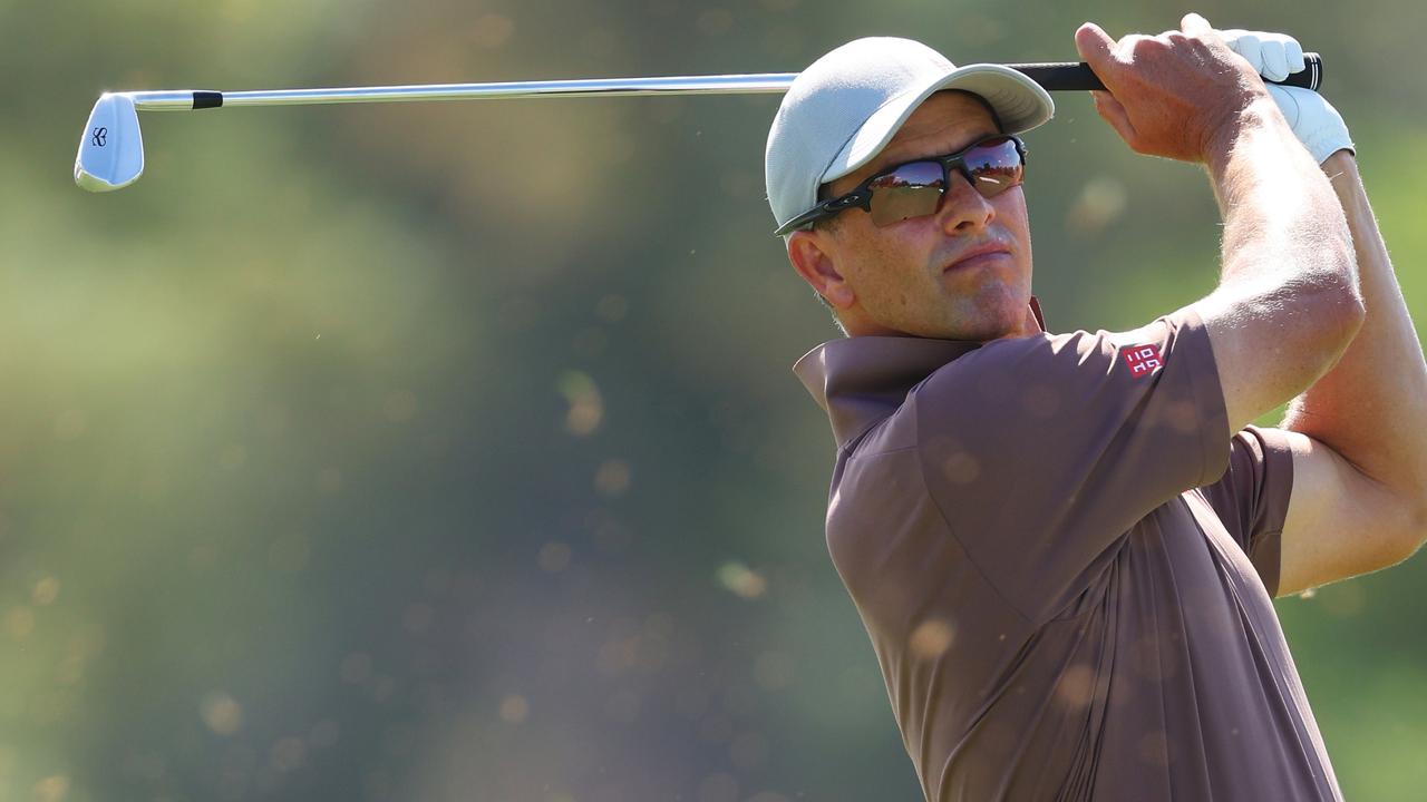 Adam Scott finished third in Dubai, United Arab Emirates. (Photo by Andrew Redington/Getty Images)