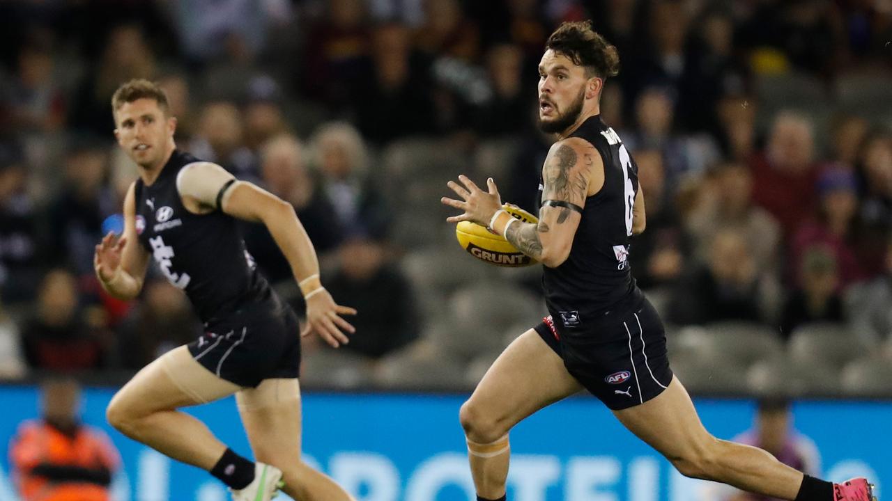 Zac Williams has returned to the Carlton side. Photo: Michael Willson/AFL Photos via Getty Images.