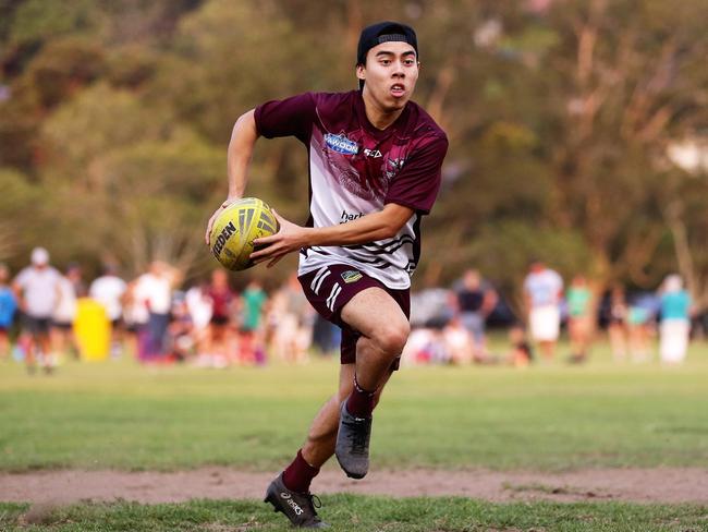 Jaycob Fong of Manly-Warringah Touch. Picture: Matthew Long