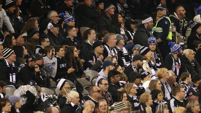 AFL fans face a nervous wait over the fate of the 2020 season. Picture: Michael Klein