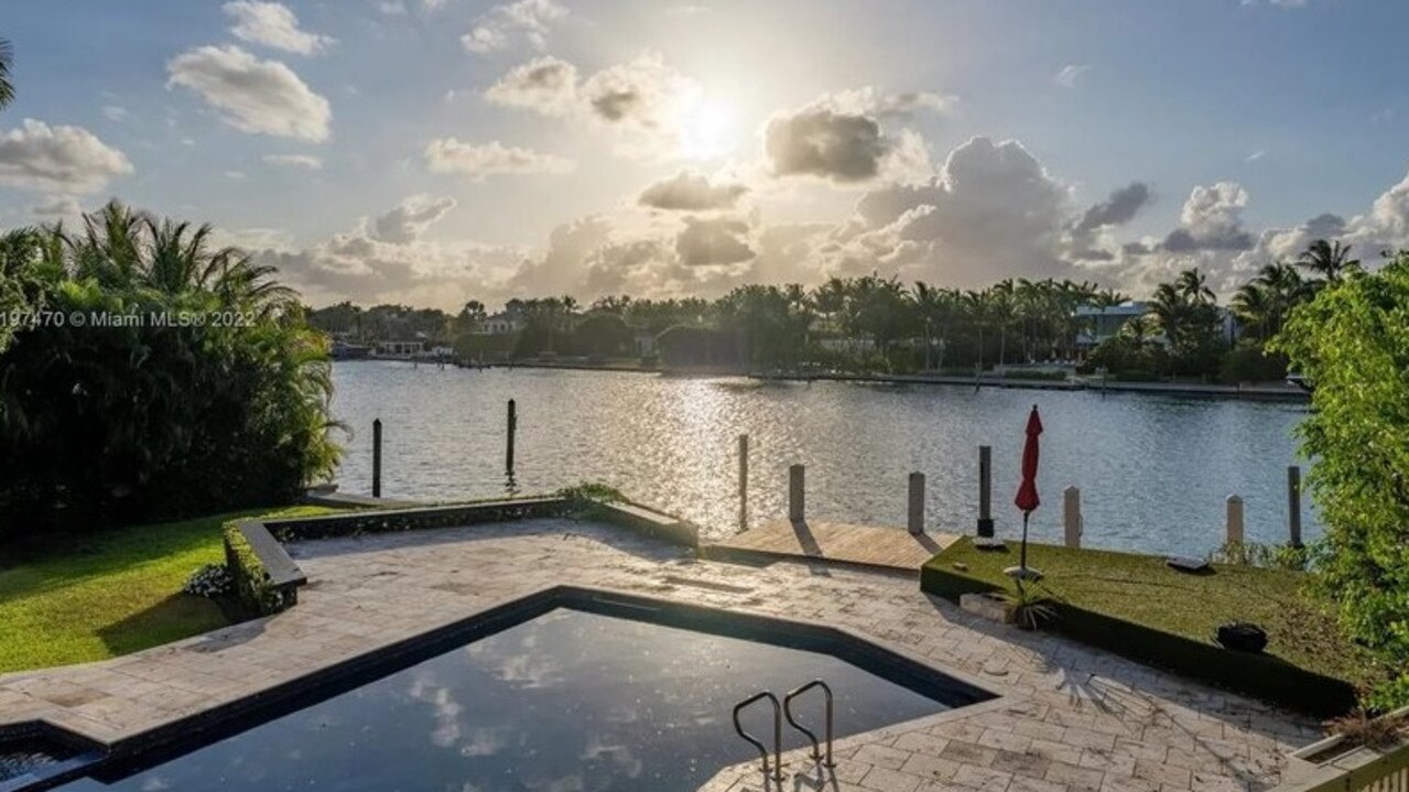 The 1981 build comes with a brand-new, oversized boat dock and a pool. Picture: Realtor