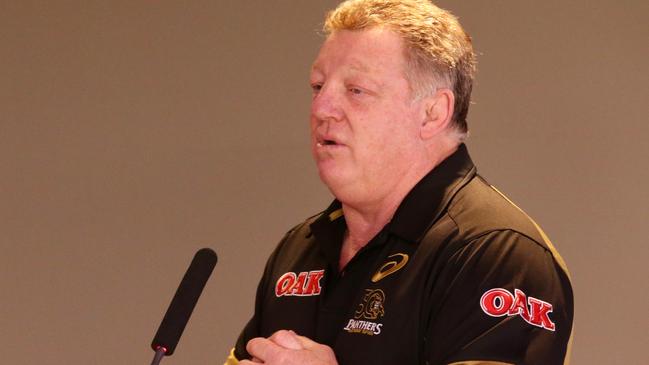 Panthers Women in League Christmas Luncheon. Pictured is Phil Gould.