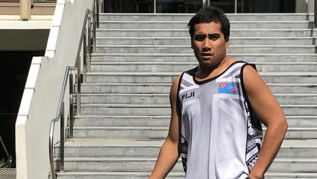 Mehrten Puruto, 21, leaves Wollongong Local Court on March 30. Picture: Madeline Crittenden.