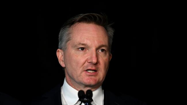 Federal Energy Minister Chris Bowen after a meeting with his state counterparts to discuss long-term strategies to drive down power prices. Picture: NCA NewsWire / Dan Peled