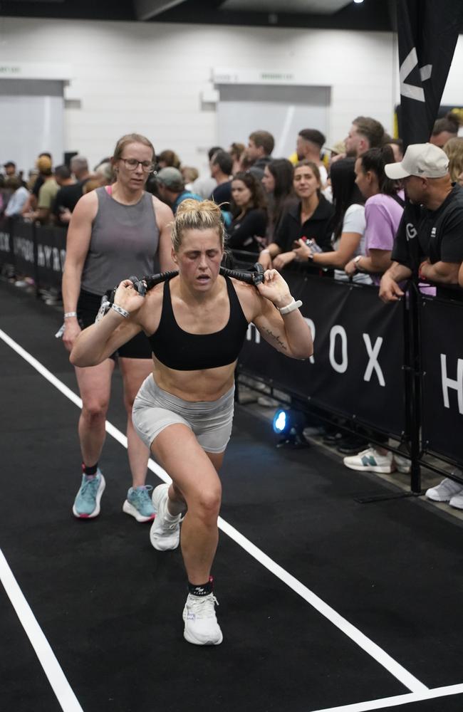 10000 athletes put their fitness to the test in a massive Hyrox competition this weekend (14-15 Dec) at Melbourne Exhibition and Convention Centre. Picture Valeriu Campan