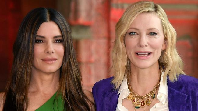 Ocean’s 8 co-stars Sandra Bullock and Cate Blanchett have both experienced Hollywood sexism. Credit: AFP Photo/Getty Images North America/Mike Coppola