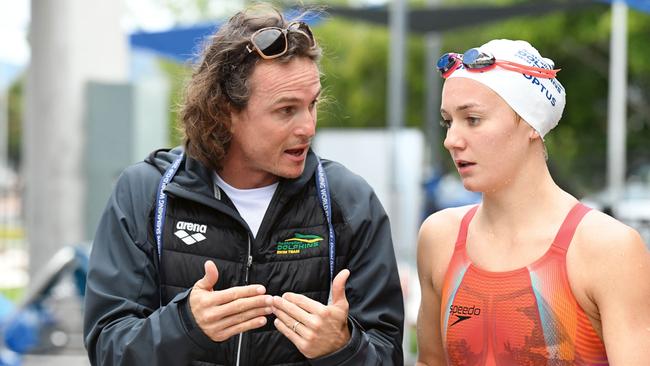 With coach Dean Boxall last year. (Picture: Getty Images) 