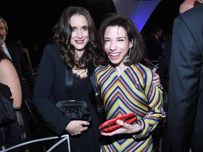 Winona Ryder and Sally Hawkins during the 24th Annual Screen Actors Guild Awards at The Shrine Auditorium on January 21, 2018 in Los Angeles, California. Picture: Getty