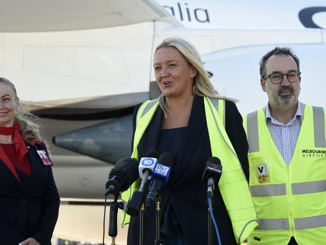 Stephanie Tully has been named the new CEO of Jetstar. Picture: Andrew Henshaw