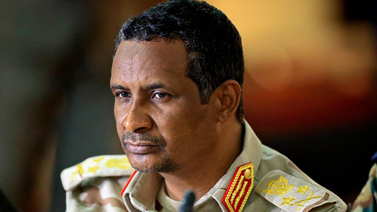 (SRSF commander General Mohamed Hamdan Daglo (Hemedti) has had sanctions imposed by the U.S. government. Picture: Ashraf Shazly/AFP