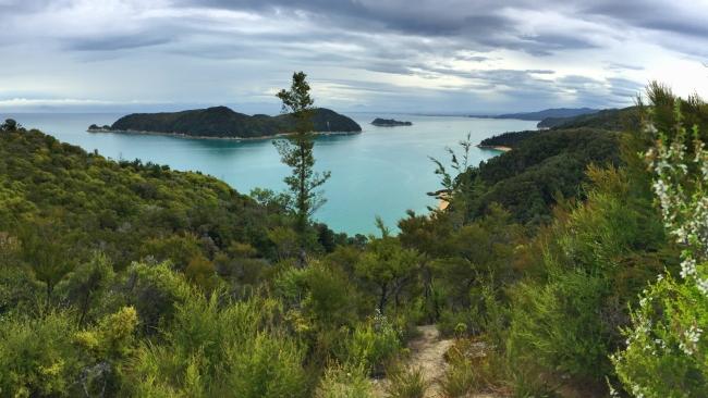 The Abel Tasman Coast Track is filled with spectacular views.