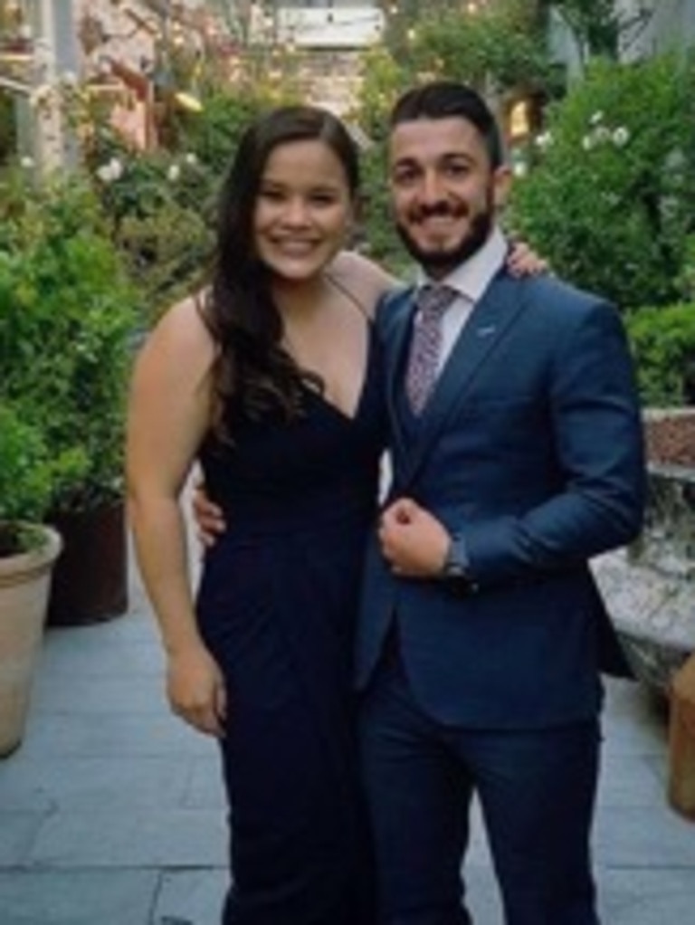 The 28-year-old with fiancee Jessica Loh.