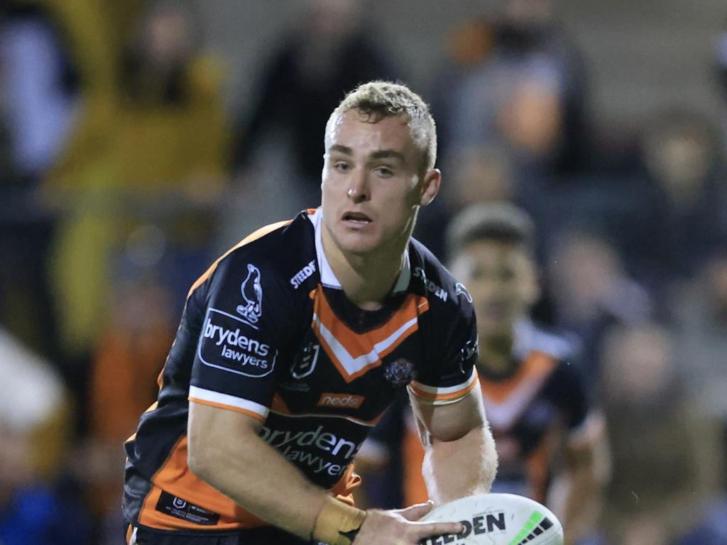 Jacob Liddle has high hopes for the Wests Tigers’ future. Picture: Mark Evans/Getty Images