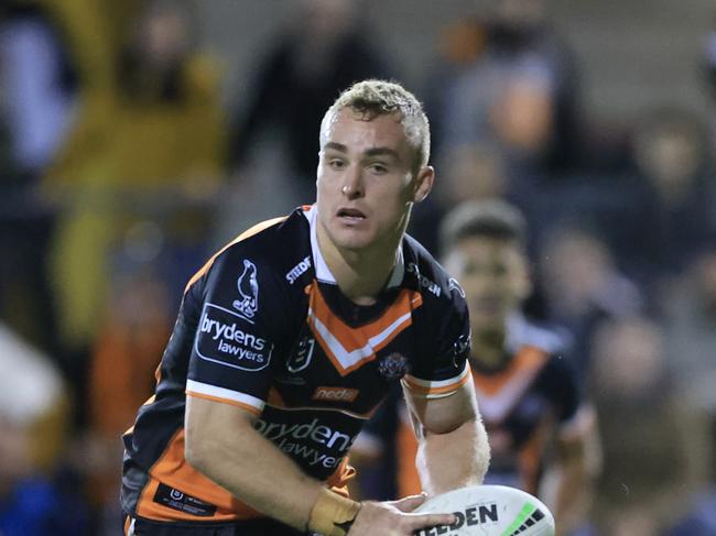 Jacob Liddle has high hopes for the Wests Tigers’ future. Picture: Mark Evans/Getty Images